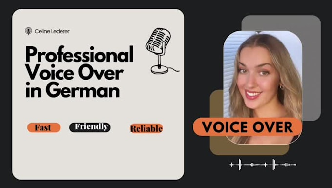 produce a german female voice over