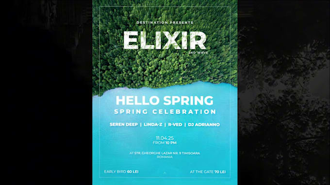 make animated and static event flyers