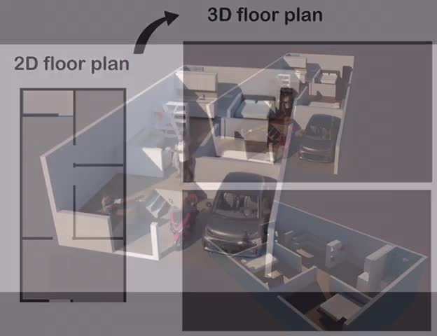 3d floor plan house