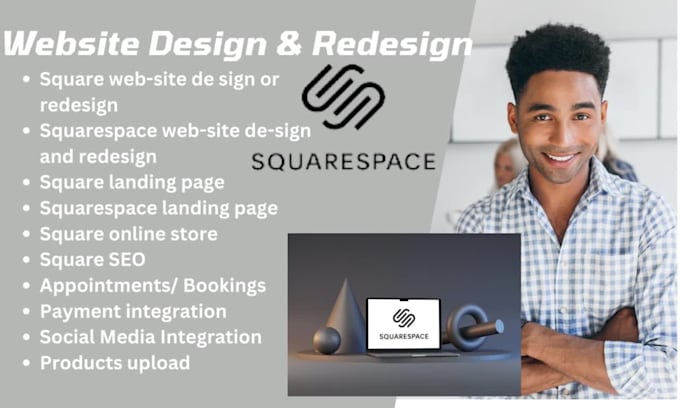 Do responsive squarespace website design or redesign squarespace ...
