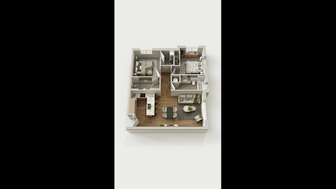 render realistic 3d floor plans