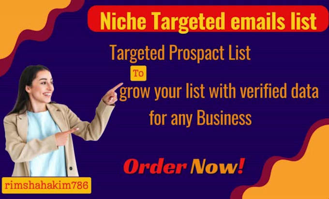 Collect niche targeted email list, prospect list and lead generation by ...