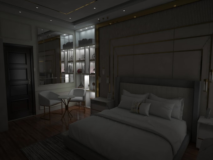 do interior and exterior design,3d modeling and vray render
