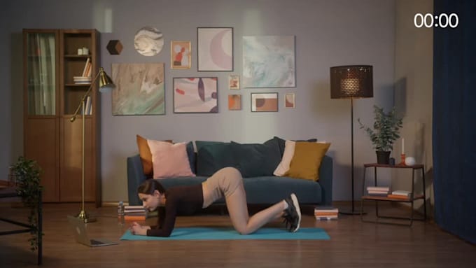 edit a custom yoga or workout video