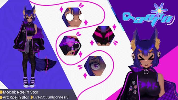 rigged your live2d vtuber model