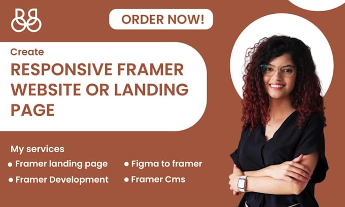 design or build business website on framer
