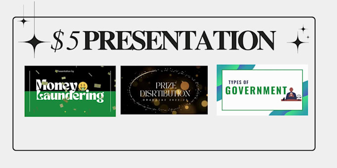 create a aesthetic presentation