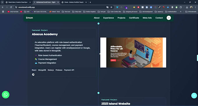 build your personal portfolio website