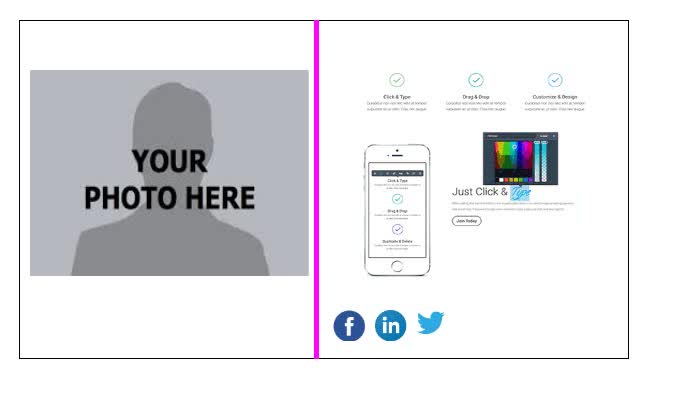 design professional email signature clickable and animated