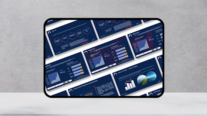 design high quality professional presentation