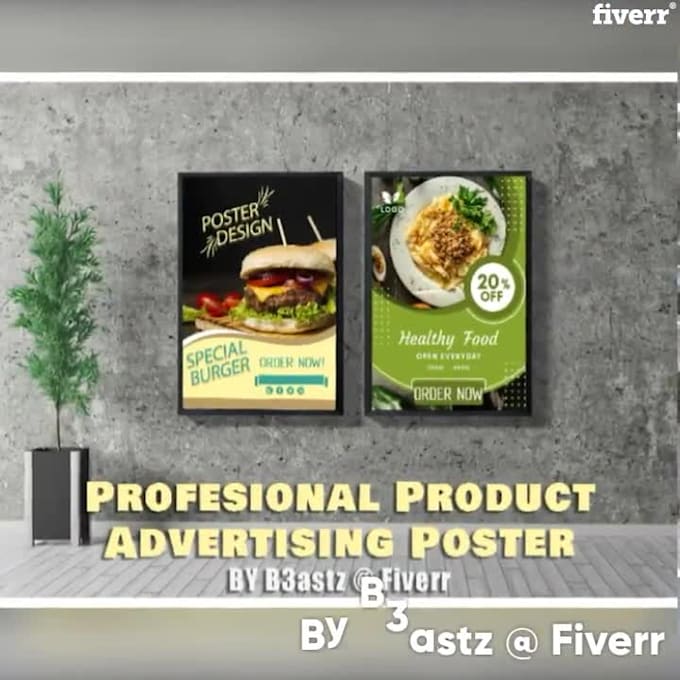 design amazing poster, event flyer and advertising billboard