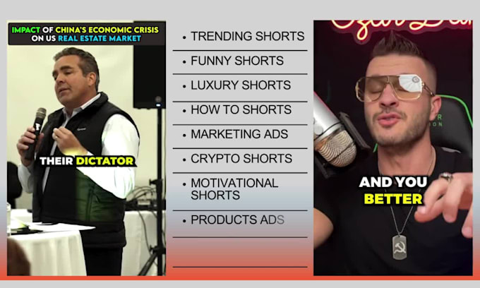 create custom trending youtube shorts and instagram reels