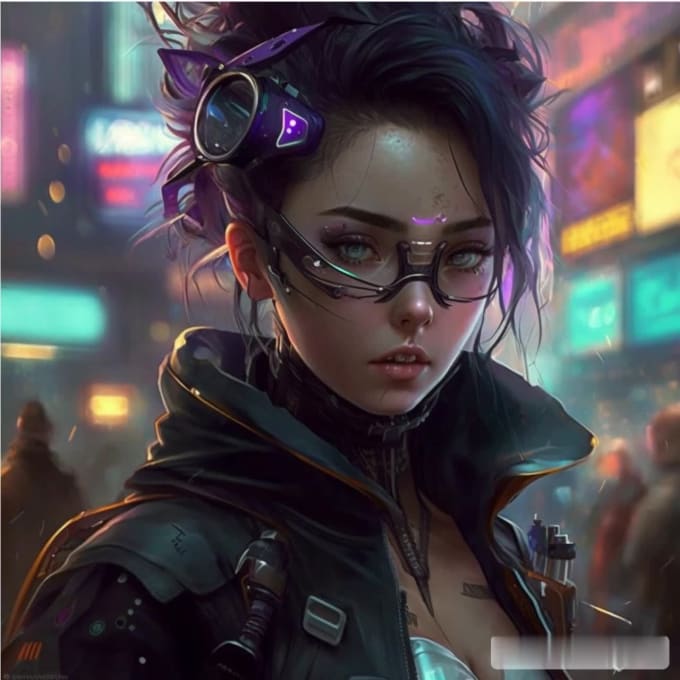 Create cyberpunk style with mid journey by Danamon720 | Fiverr