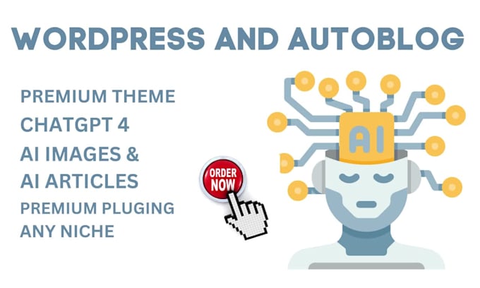 build a professional wordpress blog website with ai assisted content