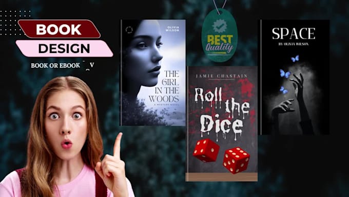 design professional book cover or ebook cover