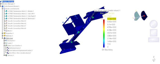 do fea, finite element analysis on catia v5, ansys, abaqus, solidworks
