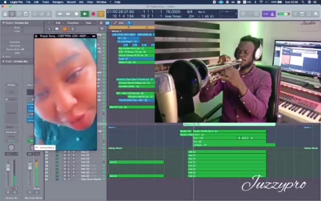 record professional trumpet and trombone for your tracks