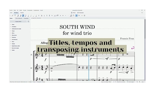 revise your sheet music