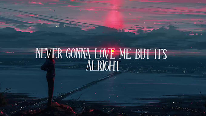 make an awesome animated lyric music video