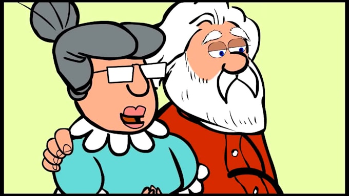 record a classic and lively santa clause voice