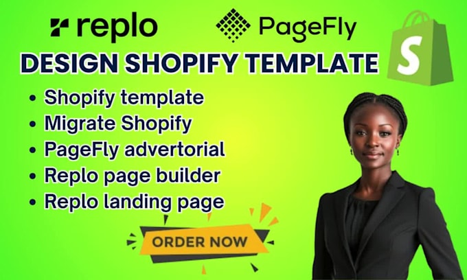 design shopify templates migrate stores build pagefly replo landing pages