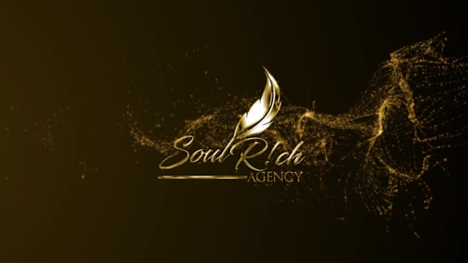 do luxury gold logo reveal animation