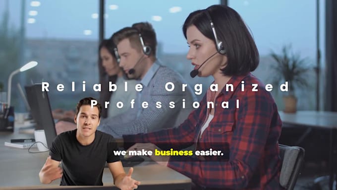 be your professional  virtual assistant and call center agent