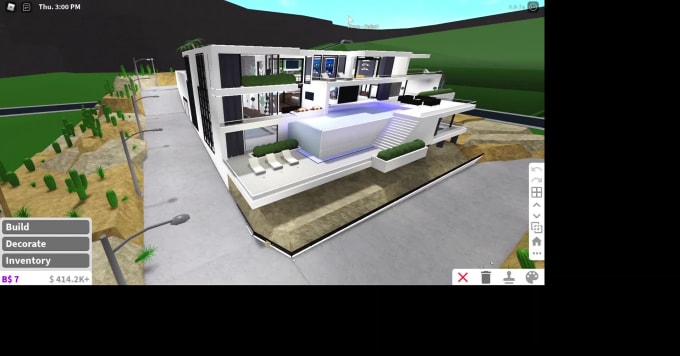 Make You The Best Mansion You Want In Roblox Bloxburg By Flxir Builds Fiverr - how to make a roblox bloxburg mansion