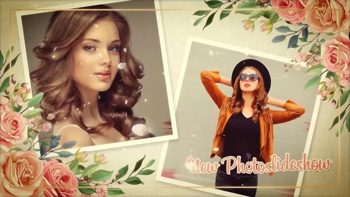 Best Price! I will create this lovely photo slideshow video within 24 hours  for $5
