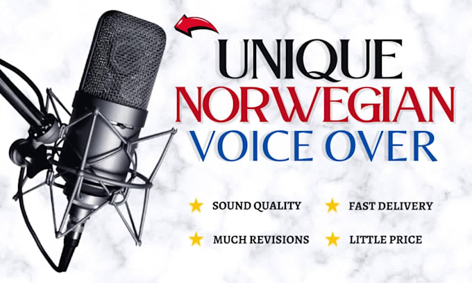 record a native norwegian voice over for you