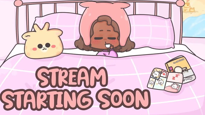 make chibi screen or banner for twitch