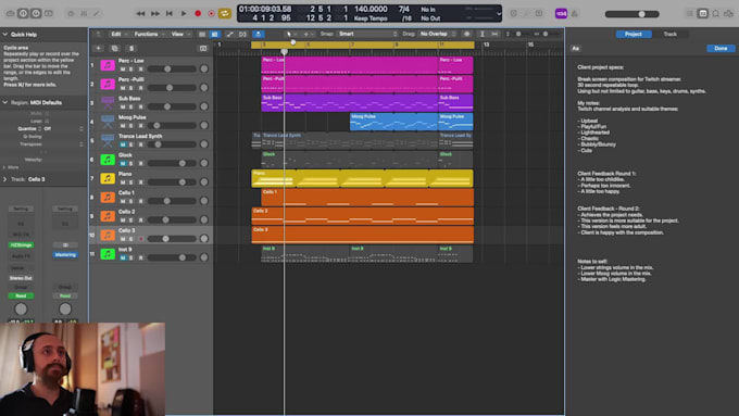 compose a custom cinematic score for your film or video game