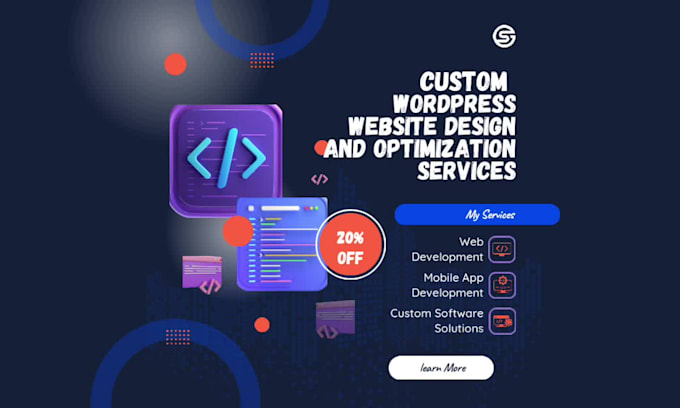 custom wordpress website design and optimization services