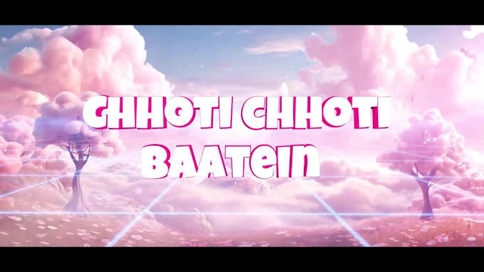 do awesome animated lyric video within 24 hrs