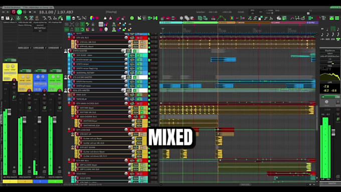 review your mix and provide detailed feedback