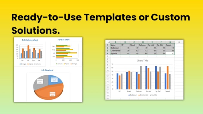 automated excel dashboards, business reports and tracker sheets