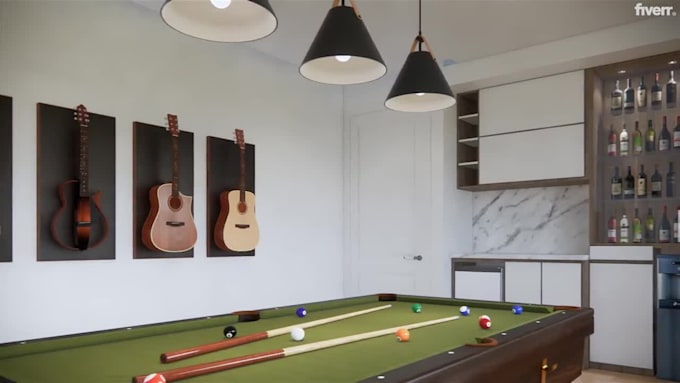 convert 2d floor plan to 3d modeling and rendering