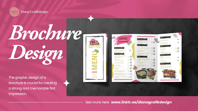 design product catalog and minimalist brochure
