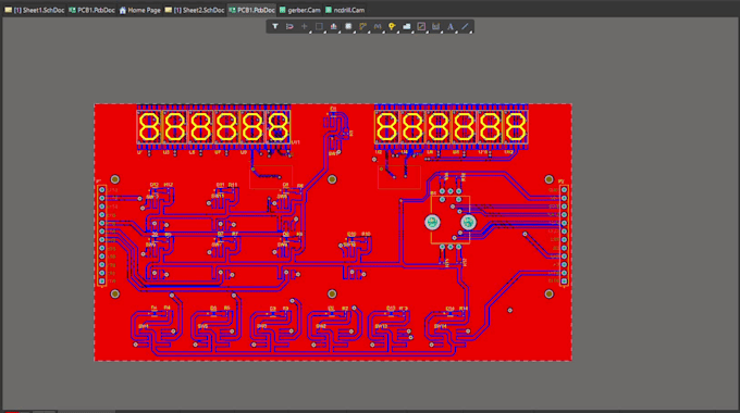 circuit design using altium designer, kicad, easyeda