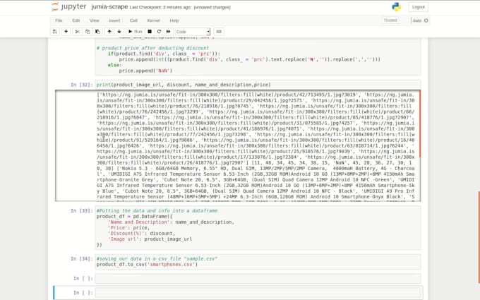 write and develop python scripts