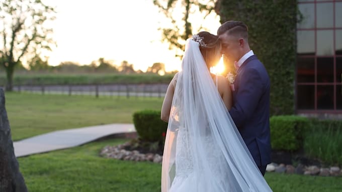 do cinematic wedding video editing and highlights
