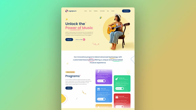 do custom website design, figma website design, website UI UX, and figma website