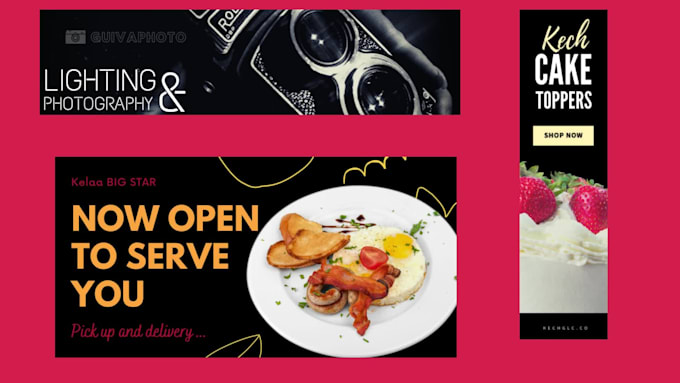 design super html banner ads for you