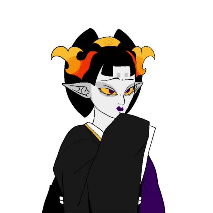 Do your homestuck character in the original style by Mikakoillesleam