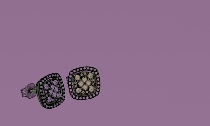 3d jewelry modeling and realistic renderings