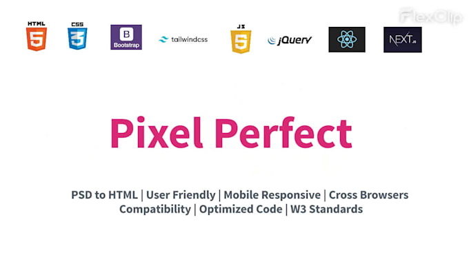 be your pixel perfect front end developer