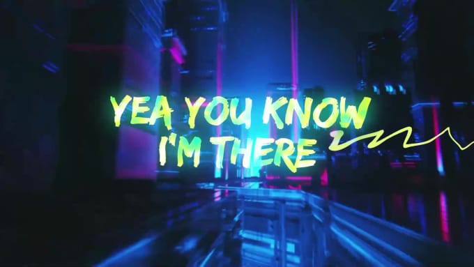 Beautiful Animated Lyric Video