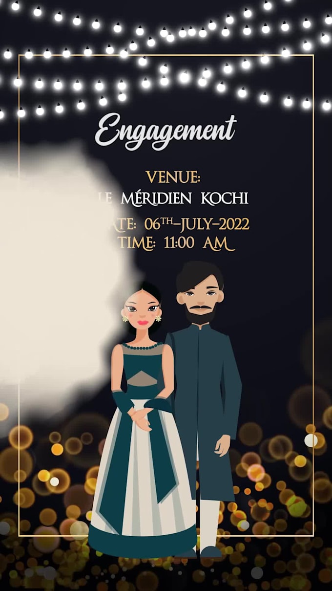 design animated e invitation cards