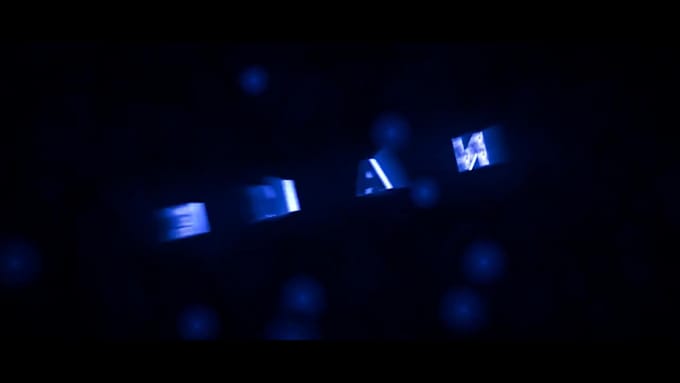 make dashing 3D gaming intro