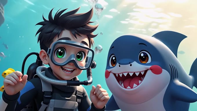 create nursery rhymes kids ai music video